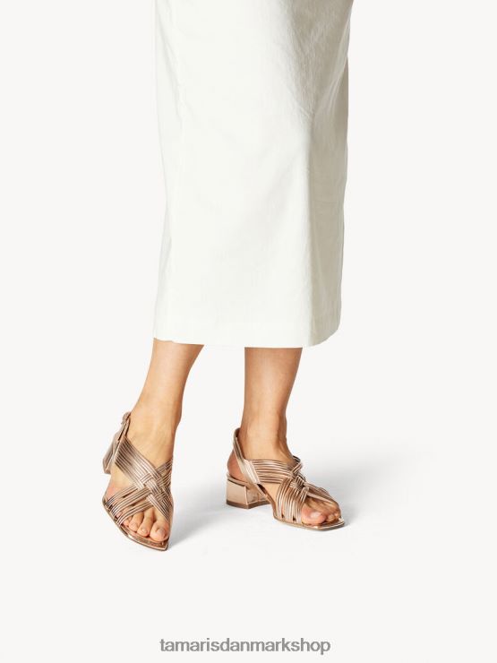 Tamaris Kvinder sandal med hæl - rosa/pulvermetal. XVXV8T1194 sko