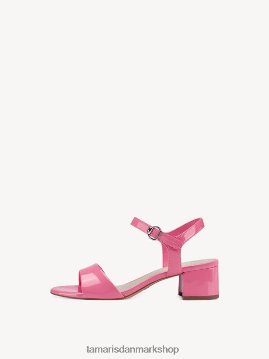 Tamaris Kvinder sandal med hæl - rose/candy patent XVXV8T1023 sko