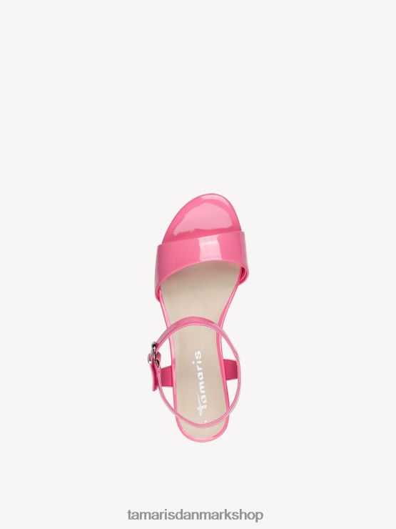 Tamaris Kvinder sandal med hæl - rose/candy patent XVXV8T1023 sko