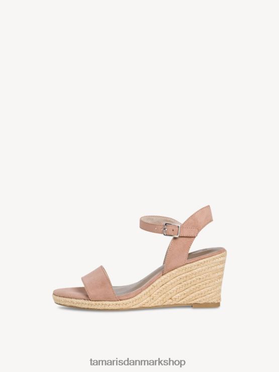 Tamaris Kvinder sandal med hæl - rose/gammel rose XVXV8T1279 sko