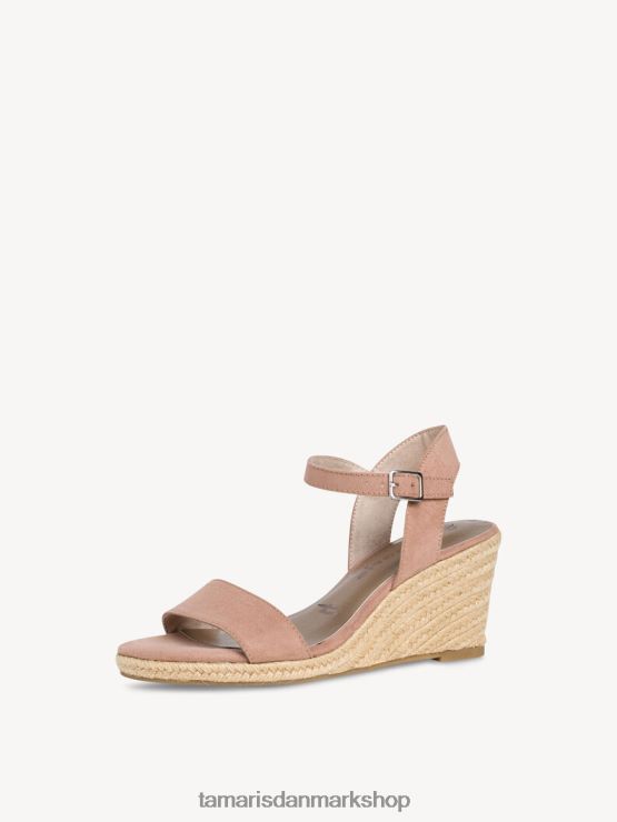 Tamaris Kvinder sandal med hæl - rose/gammel rose XVXV8T1279 sko