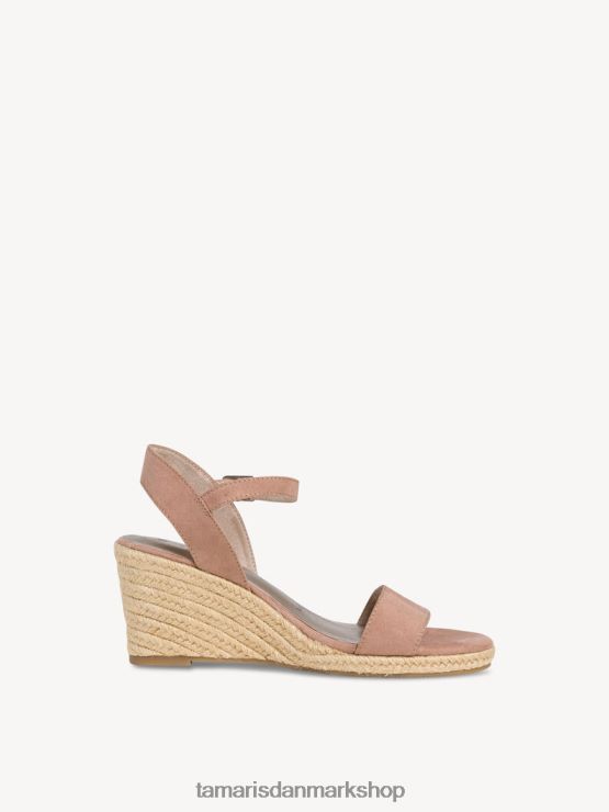 Tamaris Kvinder sandal med hæl - rose/gammel rose XVXV8T1279 sko