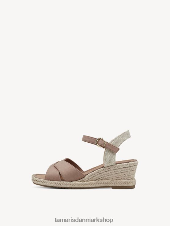 Tamaris Kvinder sandal med hæl - rose/gammel rose XVXV8T1541 sko