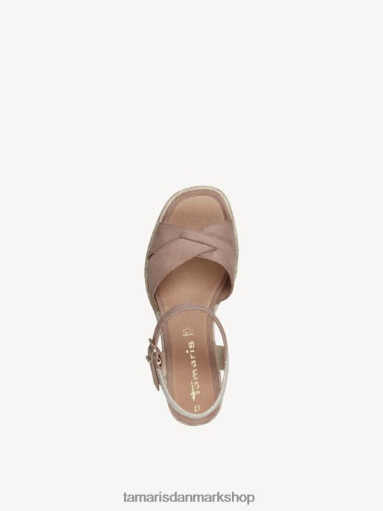 Tamaris Kvinder sandal med hæl - rose/gammel rose XVXV8T1541 sko