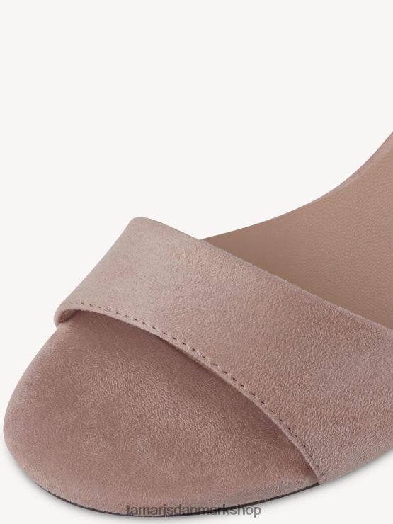 Tamaris Kvinder sandal med hæl - rose/pudder XVXV8T968 sko