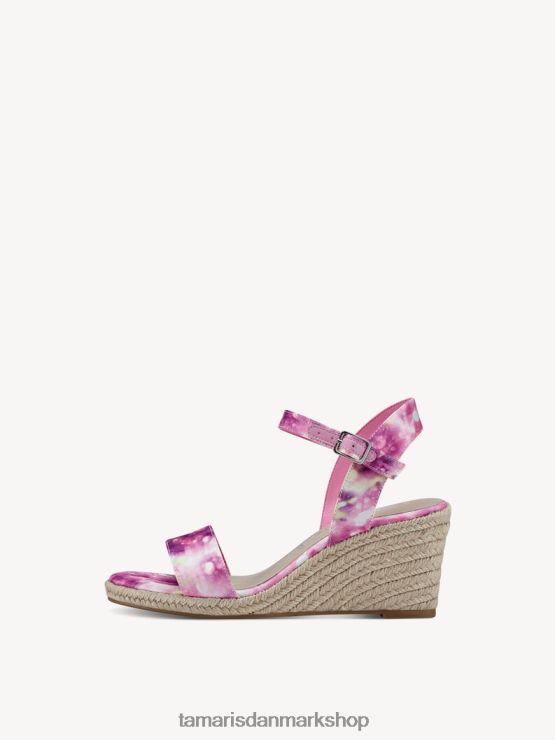 Tamaris Kvinder sandal med hæl - rose/rose kam XVXV8T1033 sko