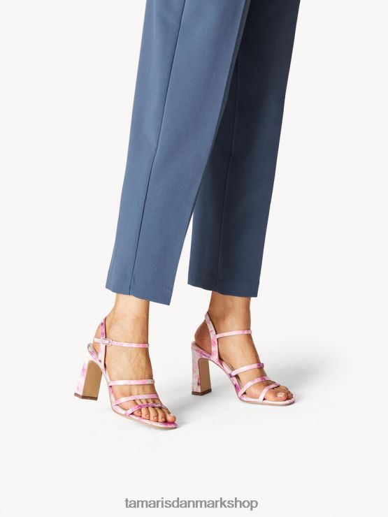 Tamaris Kvinder sandal med hæl - rose/rose kam XVXV8T611 sko
