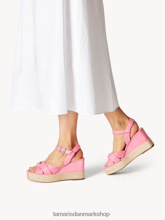 Tamaris Kvinder sandal med hæl - rose/slik XVXV8T739 sko