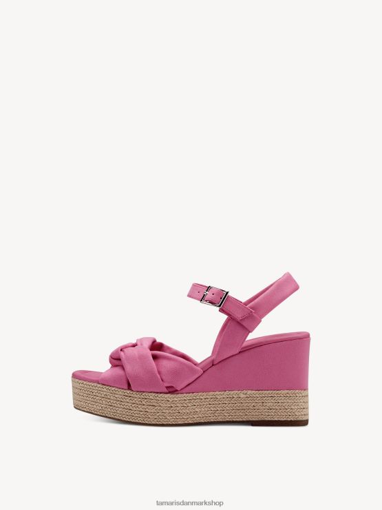 Tamaris Kvinder sandal med hæl - rose/slik XVXV8T739 sko