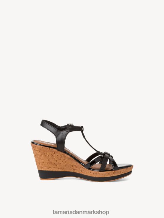 Tamaris Kvinder sandal med hæl - sort XVXV8T1093 sko
