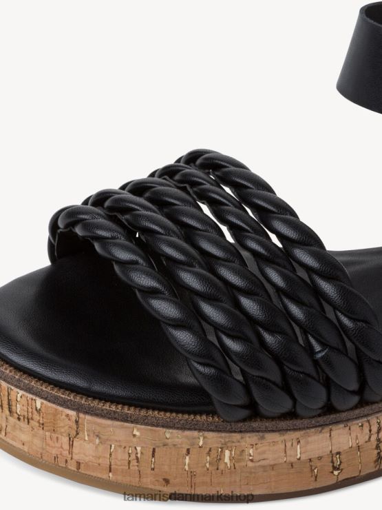 Tamaris Kvinder sandal med hæl - sort XVXV8T1267 sko
