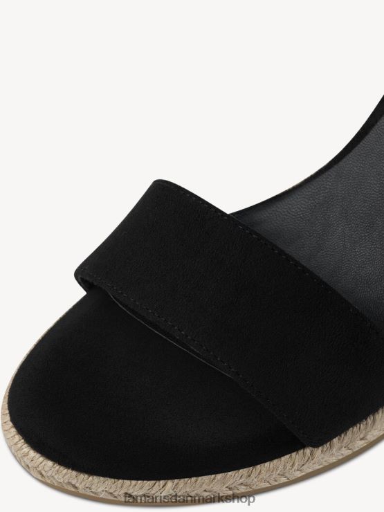 Tamaris Kvinder sandal med hæl - sort XVXV8T1309 sko