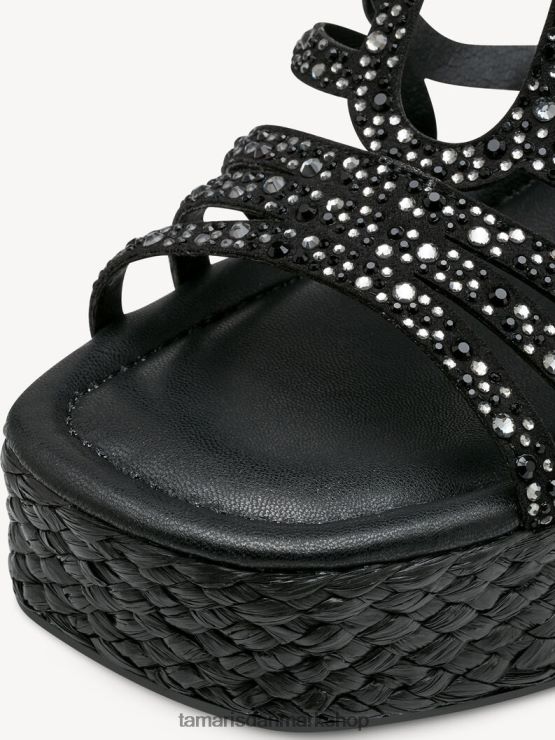 Tamaris Kvinder sandal med hæl - sort XVXV8T161 sko