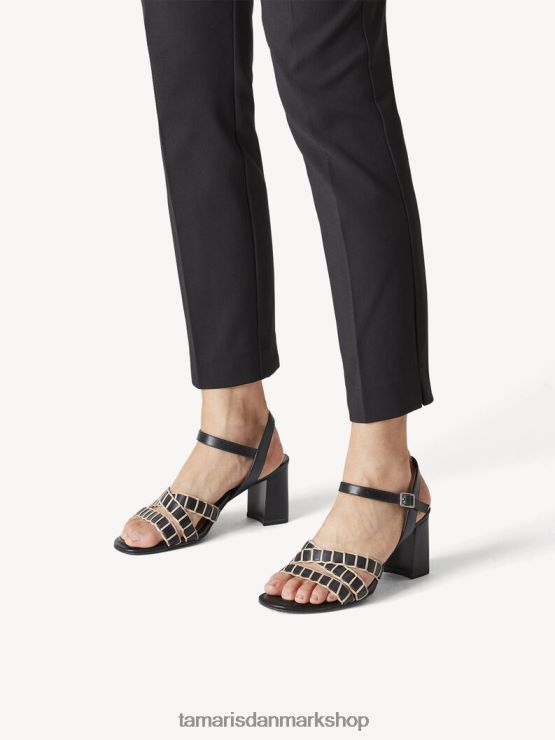 Tamaris Kvinder sandal med hæl - sort XVXV8T1671 sko