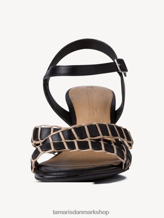 Tamaris Kvinder sandal med hæl - sort XVXV8T1671 sko