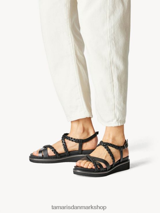 Tamaris Kvinder sandal med hæl - sort XVXV8T1825 sko
