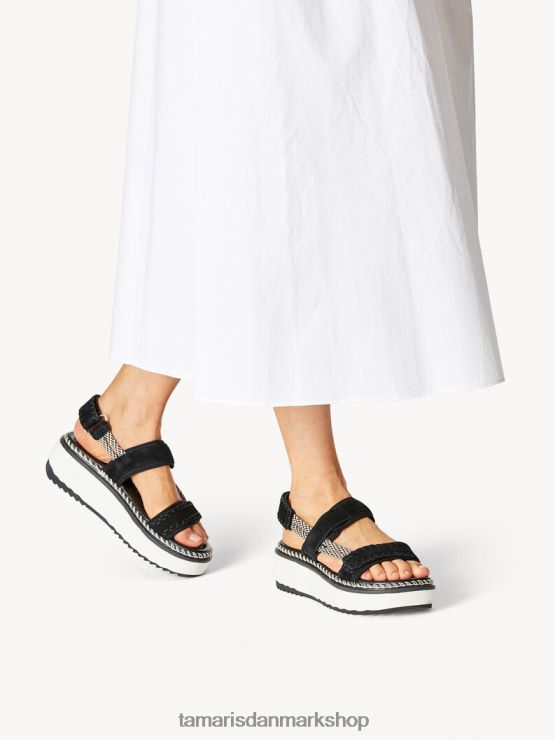 Tamaris Kvinder sandal med hæl - sort XVXV8T187 sko