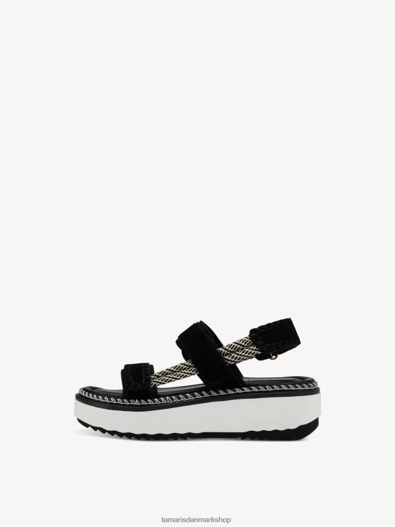 Tamaris Kvinder sandal med hæl - sort XVXV8T187 sko