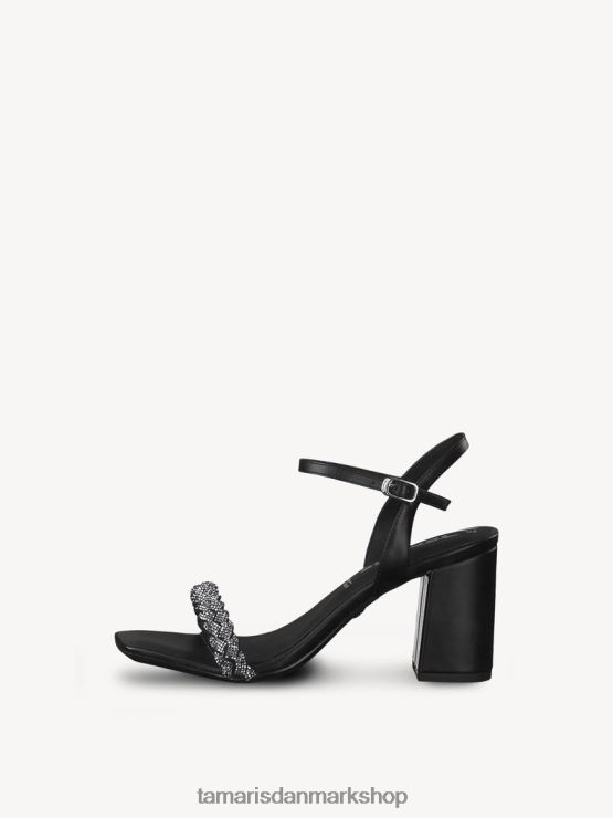 Tamaris Kvinder sandal med hæl - sort XVXV8T2086 sko