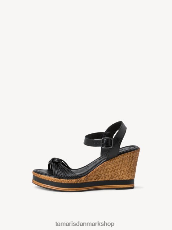 Tamaris Kvinder sandal med hæl - sort XVXV8T2096 sko