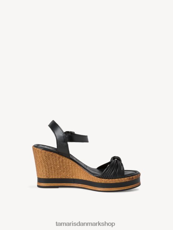 Tamaris Kvinder sandal med hæl - sort XVXV8T2096 sko