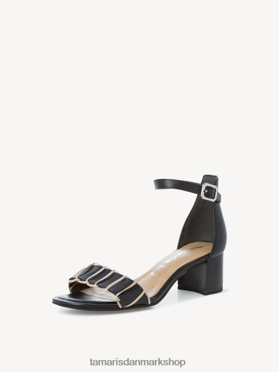 Tamaris Kvinder sandal med hæl - sort XVXV8T2167 sko
