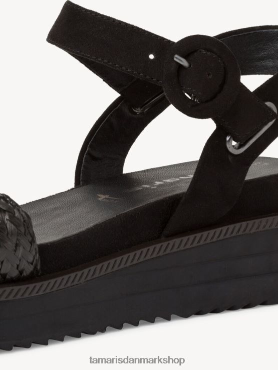 Tamaris Kvinder sandal med hæl - sort XVXV8T2272 sko