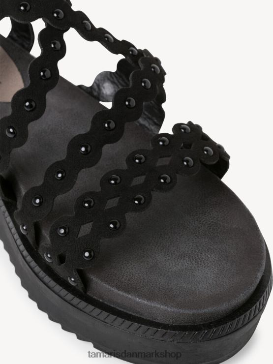 Tamaris Kvinder sandal med hæl - sort XVXV8T2302 sko
