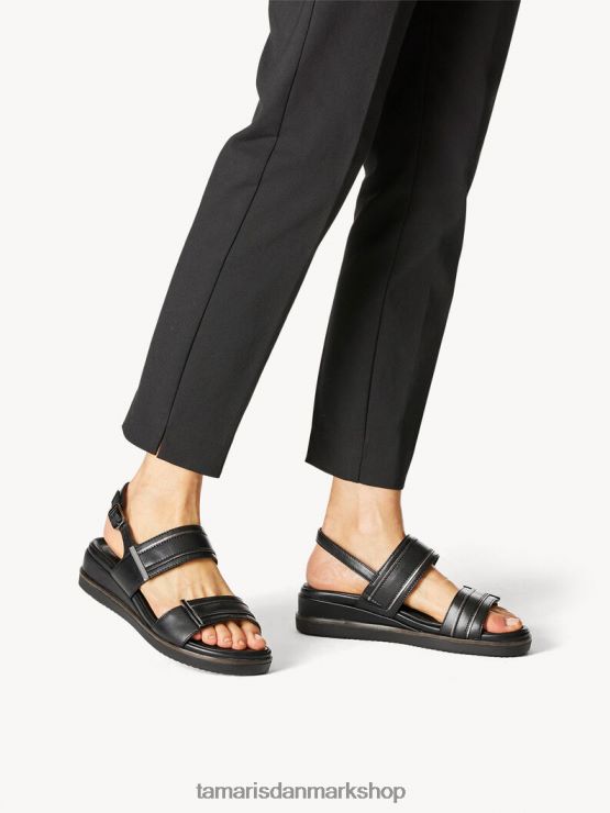 Tamaris Kvinder sandal med hæl - sort XVXV8T3 sko