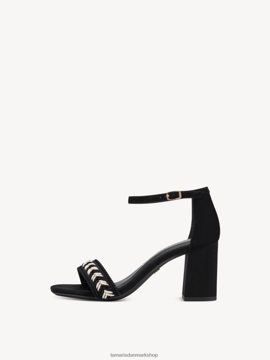 Tamaris Kvinder sandal med hæl - sort XVXV8T42 sko
