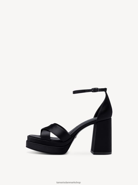 Tamaris Kvinder sandal med hæl - sort XVXV8T568 sko