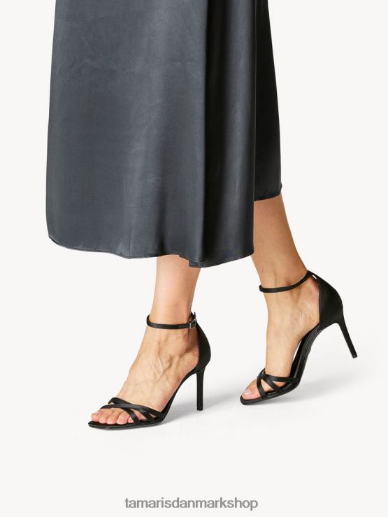 Tamaris Kvinder sandal med hæl - sort XVXV8T601 sko