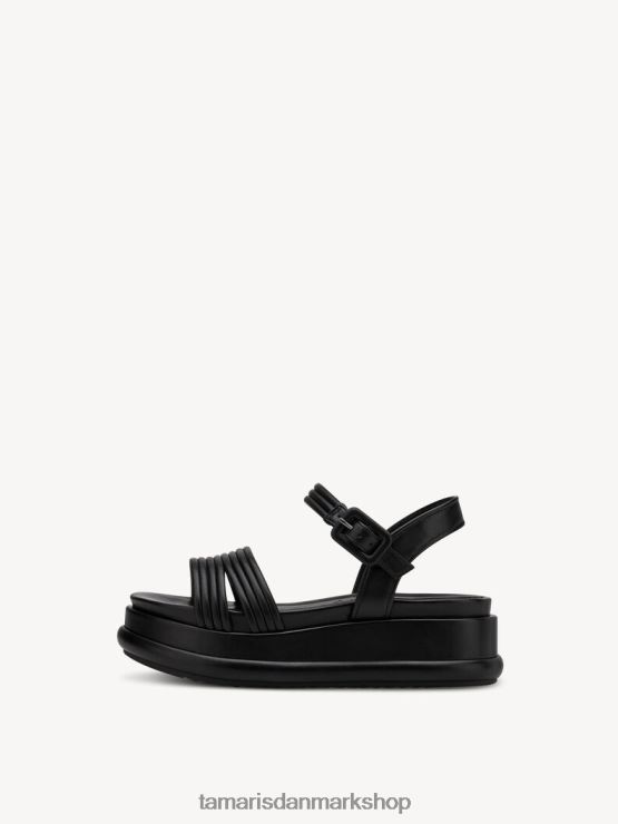 Tamaris Kvinder sandal med hæl - sort XVXV8T656 sko