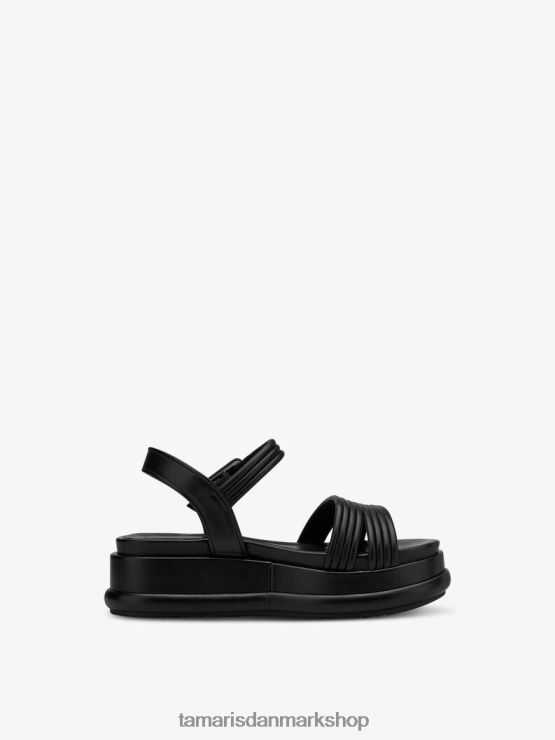 Tamaris Kvinder sandal med hæl - sort XVXV8T656 sko