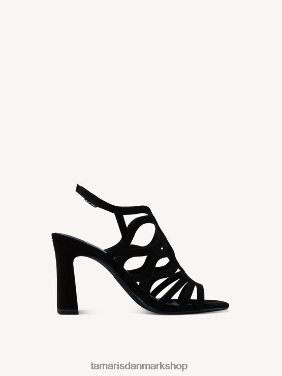 Tamaris Kvinder sandal med hæl - sort XVXV8T679 sko