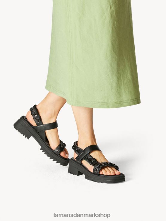 Tamaris Kvinder sandal med hæl - sort XVXV8T745 sko