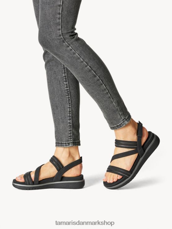 Tamaris Kvinder sandal med hæl - sort XVXV8T746 sko