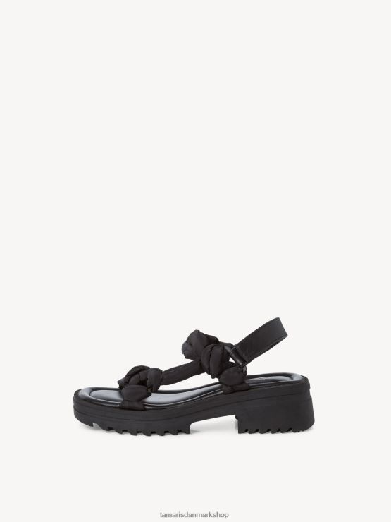 Tamaris Kvinder sandal med hæl - sort XVXV8T789 sko