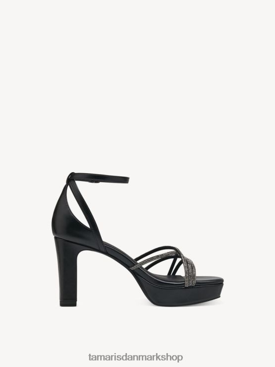 Tamaris Kvinder sandal med hæl - sort XVXV8T878 sko