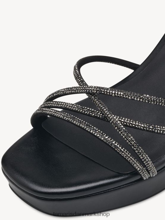 Tamaris Kvinder sandal med hæl - sort XVXV8T878 sko
