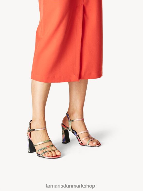 Tamaris Kvinder sandal med hæl - sort/sort kam XVXV8T600 sko