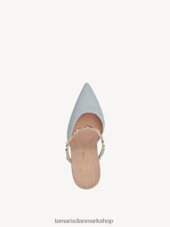 Tamaris Kvinder sandal med læderhælede - blå/lyseblå XVXV8T1131 sko