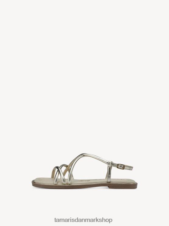 Tamaris Kvinder sandal - metallic/guld XVXV8T760 sko
