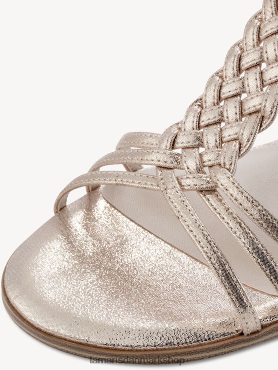 Tamaris Kvinder sandal - metallisk/lys guld XVXV8T785 sko