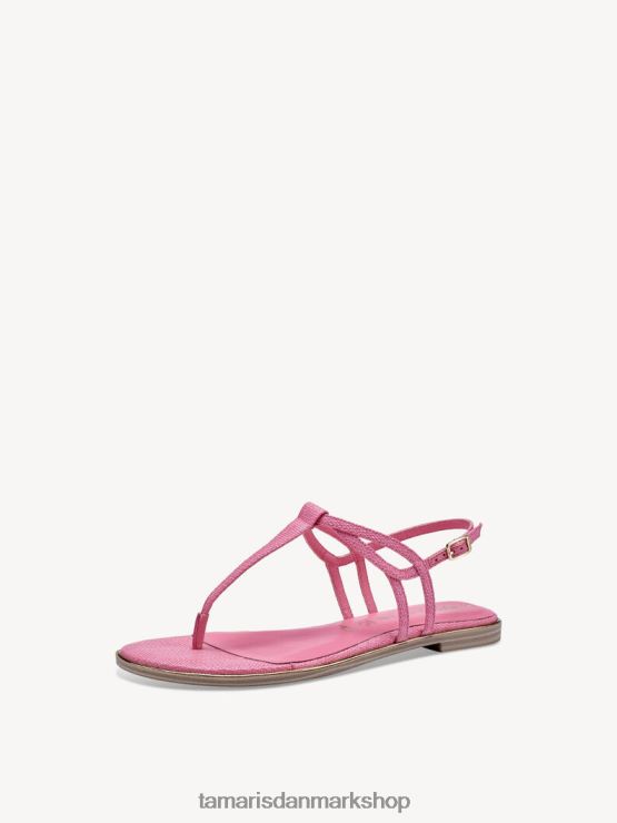 Tamaris Kvinder sandal - rose/slik struktur. XVXV8T197 sko