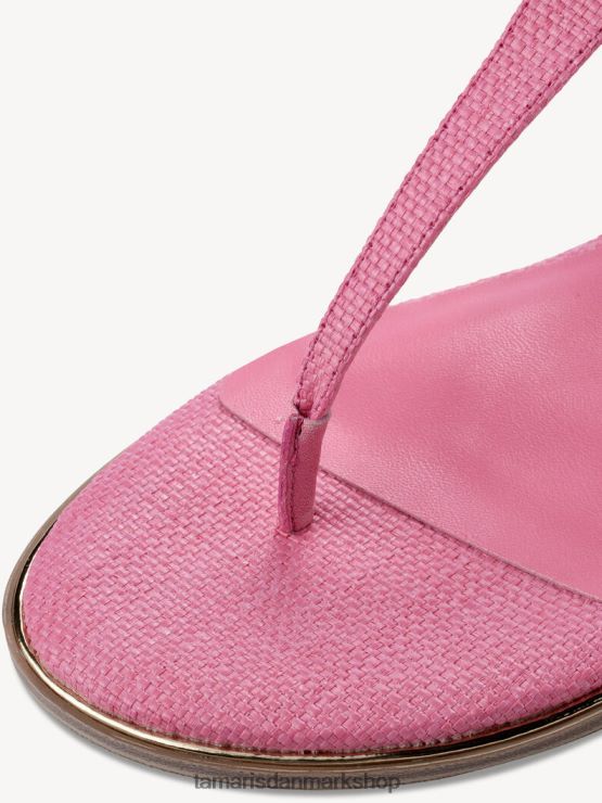 Tamaris Kvinder sandal - rose/slik struktur. XVXV8T197 sko