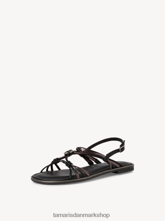 Tamaris Kvinder sandal - sort/sort kam XVXV8T1846 sko