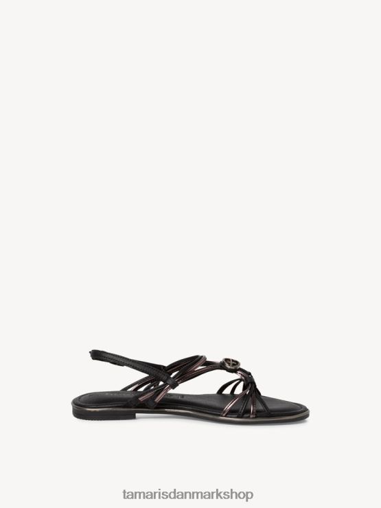 Tamaris Kvinder sandal - sort/sort kam XVXV8T1846 sko