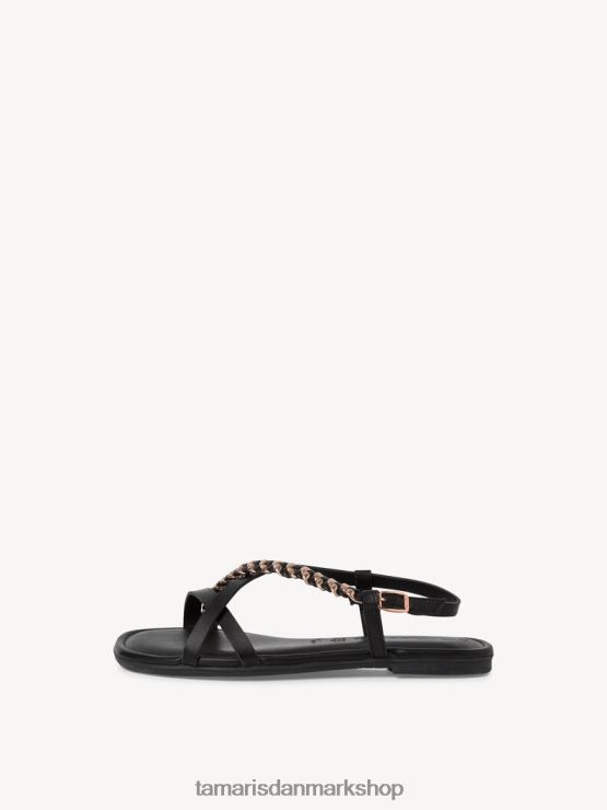 Tamaris Kvinder sandal - sort/sort kam XVXV8T540 sko