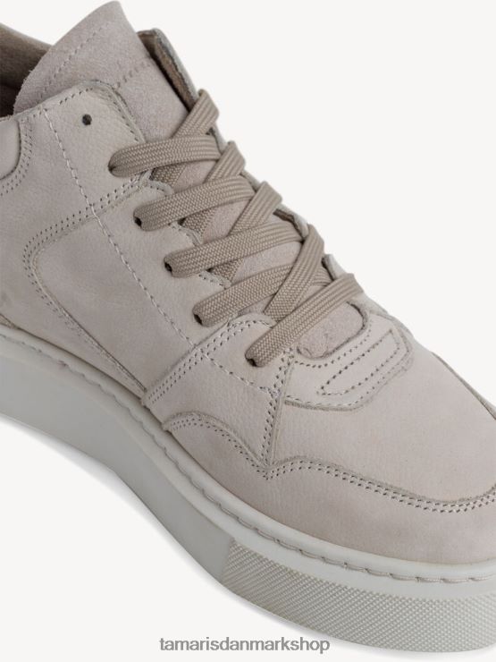 Tamaris Kvinder læder sneaker - beige/elfenben XVXV8T1878 sko